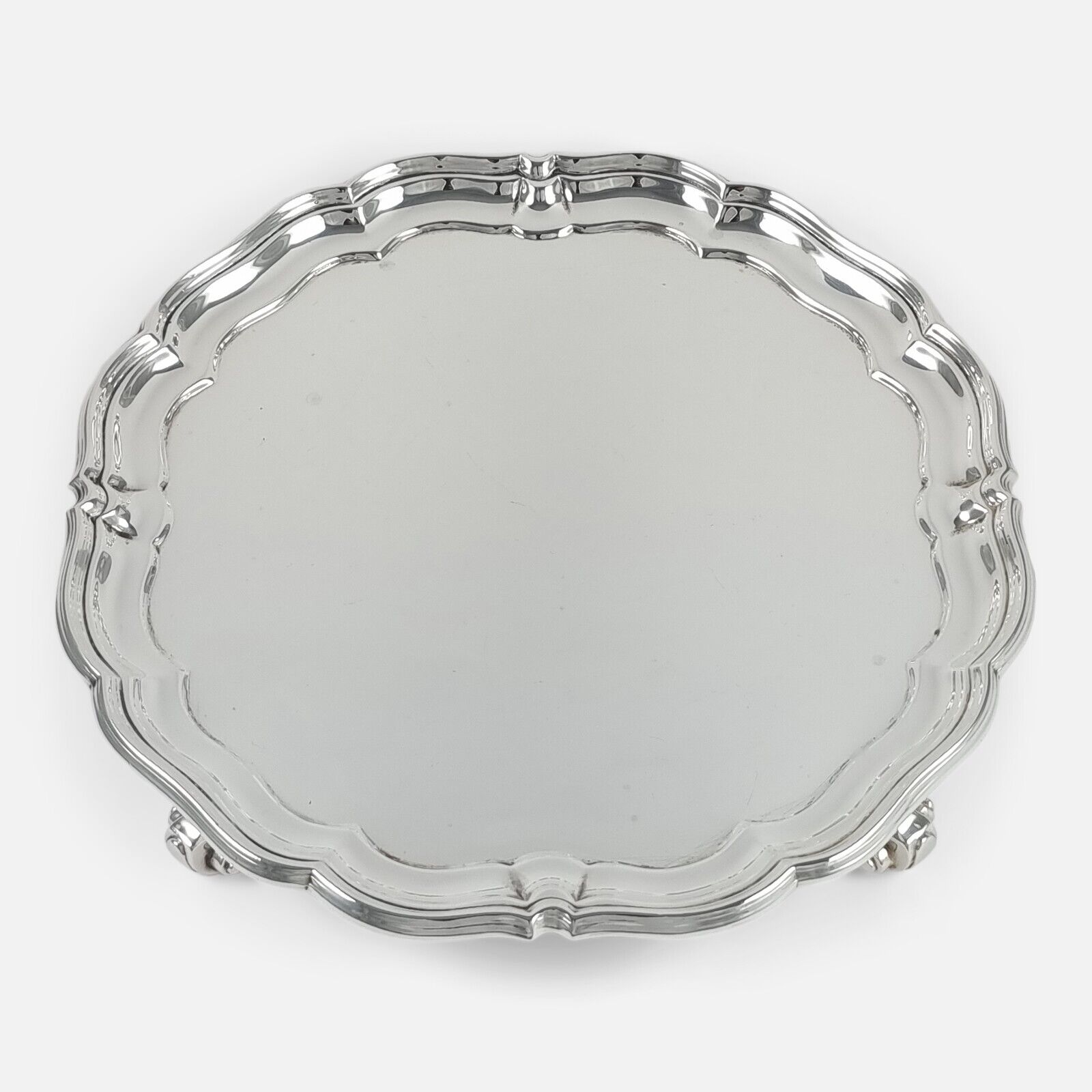 Sterling Silver Salver - Harrison Brothers & Howson - 1939