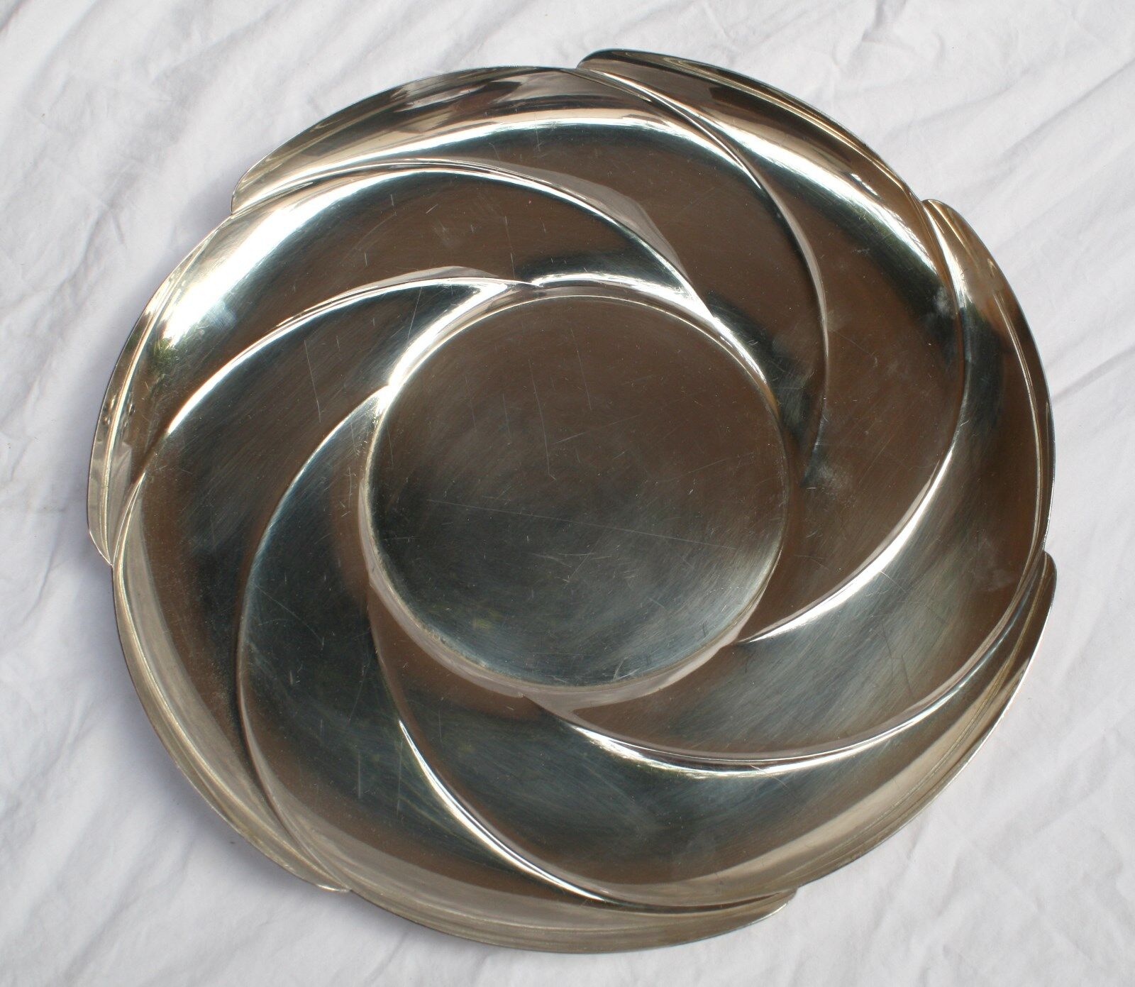Magnificent 1930 Art Deco Tiffany & Co. Sterling Silver Round Dish